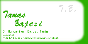 tamas bajcsi business card