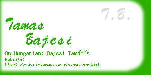 tamas bajcsi business card